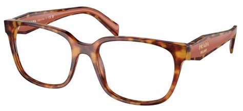 prada vpr17z clear|Prada VPR17Z Rectangle Glasses .